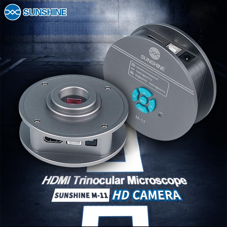 SUNSHINE M-11 HDMI TRINOCULAR MICROSCOPE HD CAMERA